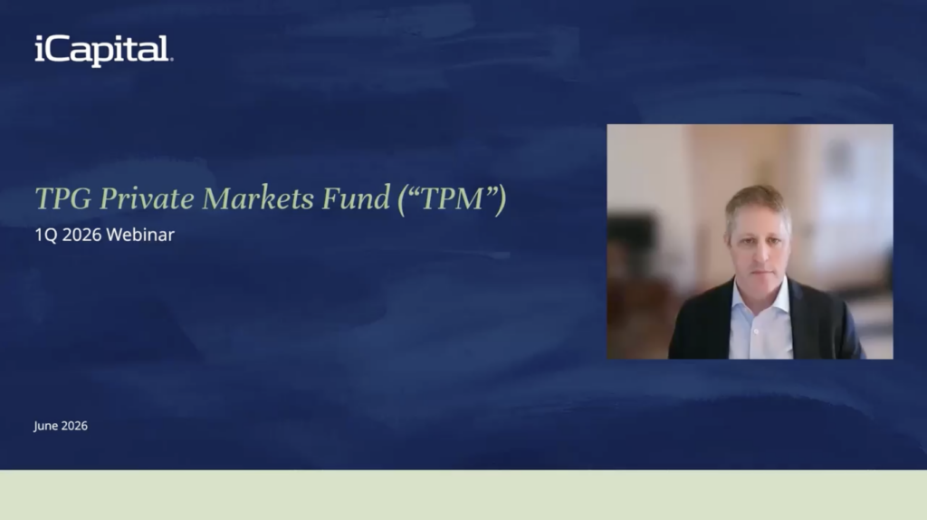 TPG Q1 2026 Webinar Replay